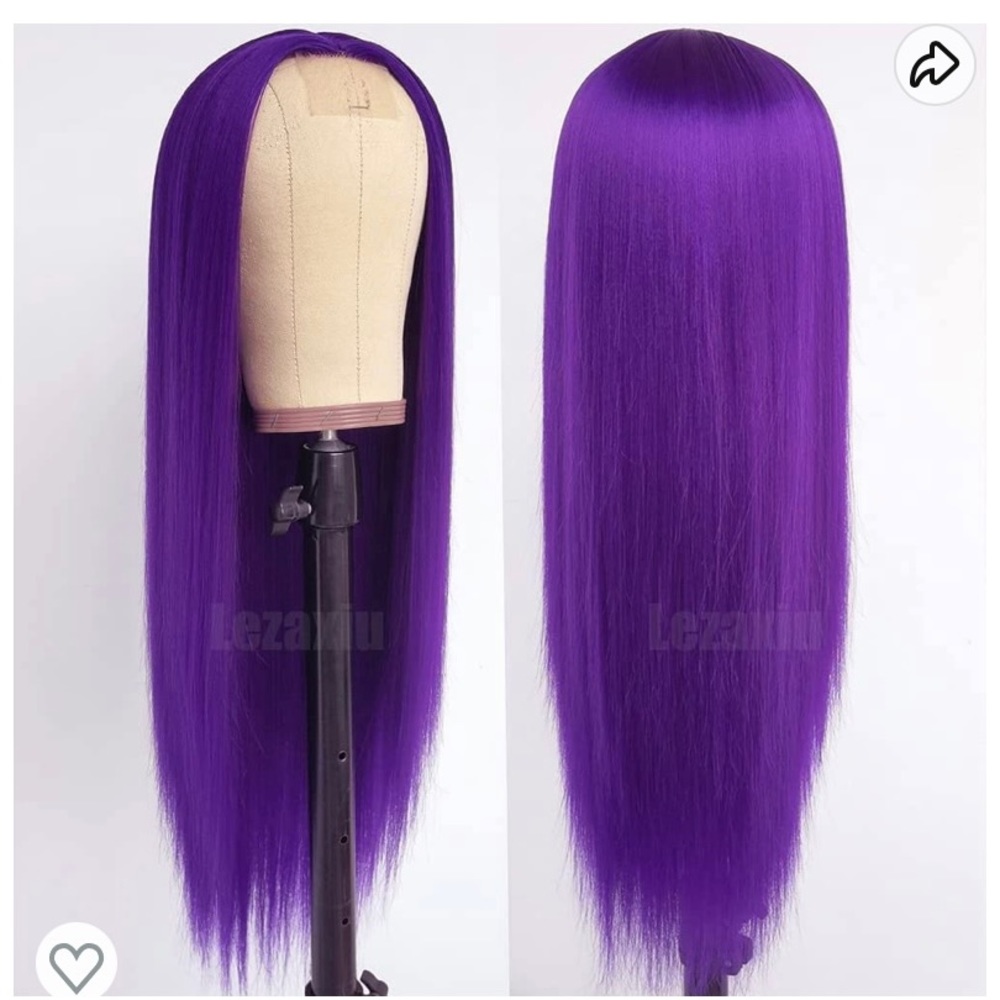 Purple wig